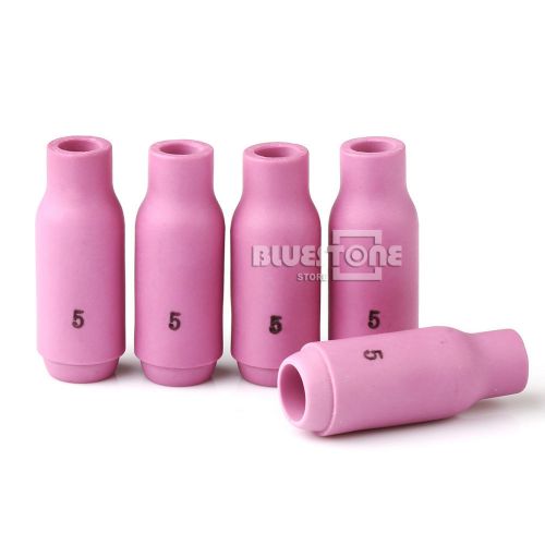 5x 10n49 5# tig alumina cermic cup nozzle tig torch db pta wp17 18 26 series for sale