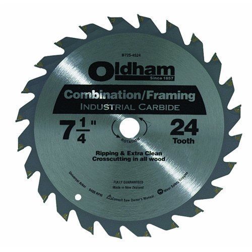 Oldham B7254524-10 Industrial Carbide Tipped Circular Blade  10-Pack