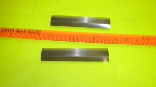 Used superior wood systems 6&#034; x 1 1/4&#034; x 5/16&#034; corrugated planer knife set of 2 for sale