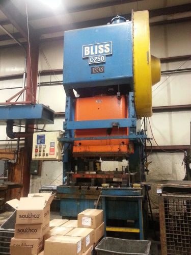 250 Ton Bliss C-250 O.B.I. Press