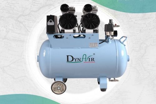 Dynair silent oilless air compressor sdt-ac13  (1 &amp; 4 users) for sale