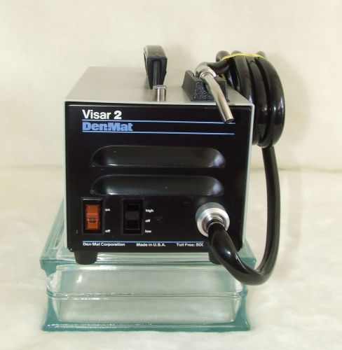 DenMat Visar 2 Dental Polymer Visible Curing Light &#034;In Working Condition&#034;