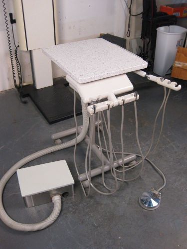 A dec 2671 dental cart whit stone surface for sale