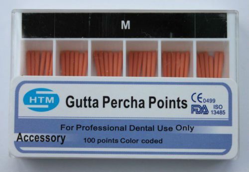 10 Boxs Dental Gutta Percha Points M Accessory De Trey Type FDA &amp; CE Approved
