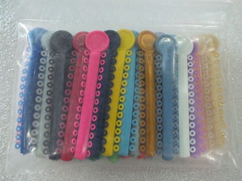 Dental Orthodontic Ties Ligature Qty-1040 Assorted Color