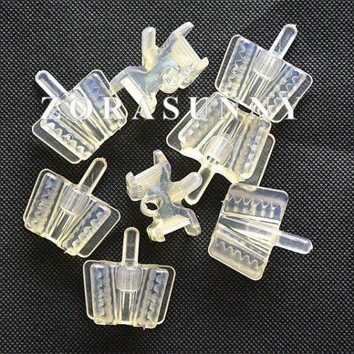 20pcs Dental Silicone Mouth Prop Support Holding Saliva Ejector Suction Tip