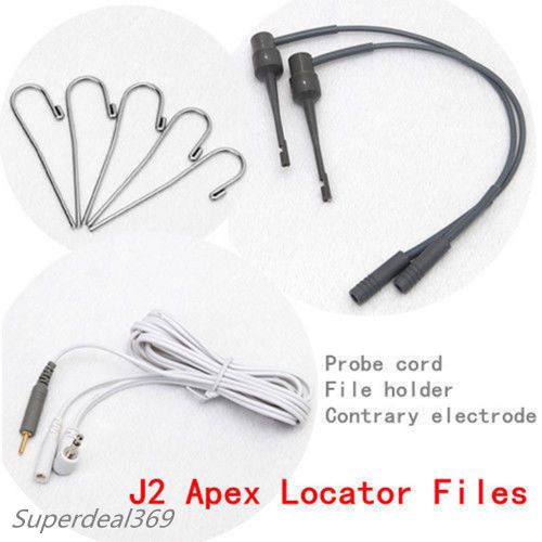 Dental apex locator root canal finder test probe cord files endodontic for j2 for sale