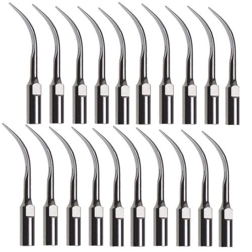 20pc dental ultrasonic piezo scaler scaling tips for satelec dte handpiece gd5 for sale
