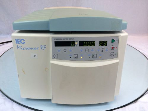 Thermo Electron IEC Micromax RF model 120 refrigerated centrifuge no rotor