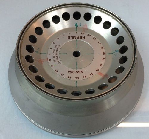 Hermle centrifuge rotor 220.59 v for sale