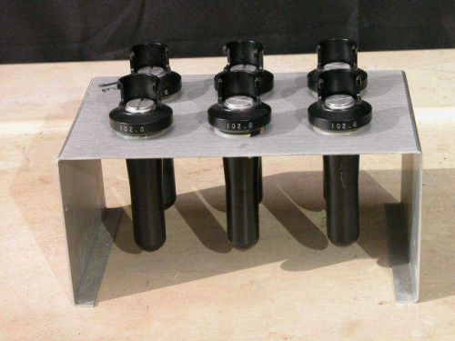 Beckman ultracentrifuge titanium swing out buckets (6) 102.6 gms  4 1/4&#034; l for sale