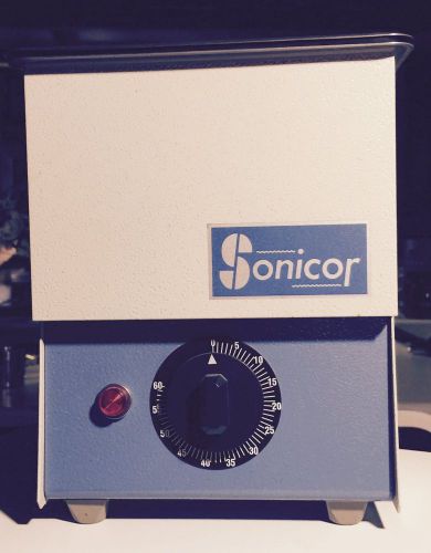 Sonicor ultrasonic cleaner/ tool sanitizer w/timer,lid &amp; basket. model sc-30t for sale