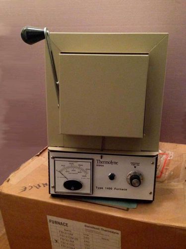 Thermo scientific thermolyne fb1415m muffle furnace new in box for sale