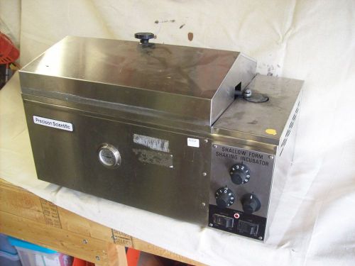 A0512 Precision 66799 Shallow Form Stainless Steel Shaking Incubator Water Bath