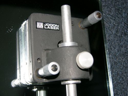Jodon laser mirror system with l.s. starrett co. adjustable back base for sale