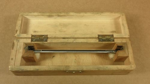 Vintage Sturkey K532AC Fixed Carbon Steel Microtome Blade in Original Wood Case