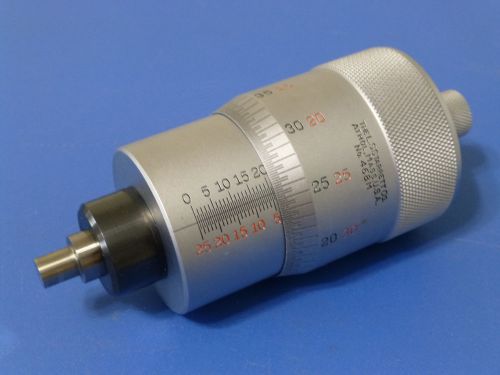 Starrett 468m high resolution micrometer head, direct reading 2um/div, 25mm for sale