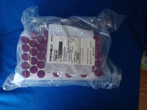 Centrifuge tubes with screw caps - 50 pack - 15 ml tubes