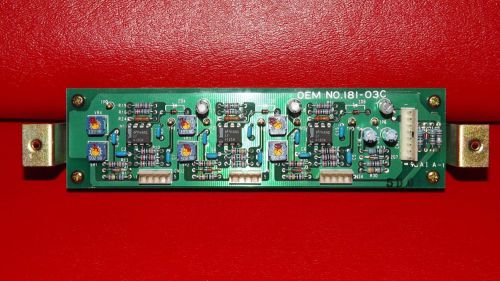 Bio-Rad Variant HPLC Part: Solution &amp; Buffer Heater PCB PN# 181-O3C / 181-03C