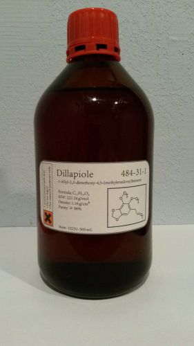 Dillapiole, dillapiol, dill apiole apiol, essential oil, 500 ml, cas 484-31-1 for sale