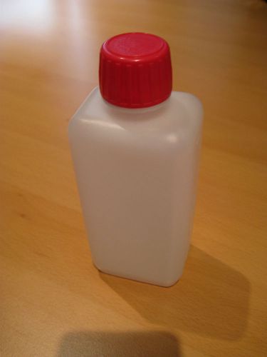 Bottle 250ml Rectangular Graduated Natural HDPE Pack of 80 (14D-009)