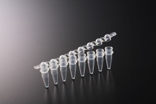 8-Strip PCR tubes with Strip Caps (0.2ml, dome caps, 125 Strips)