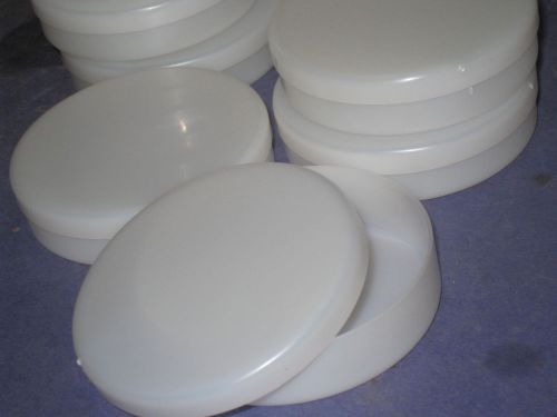 Plastic Petri Dish Dishes + Lids 70x16mm  milky White 40 Total  21A2