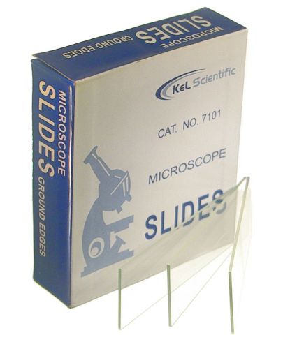 KeL Scientific 72 Blank Glass Microscope Slides