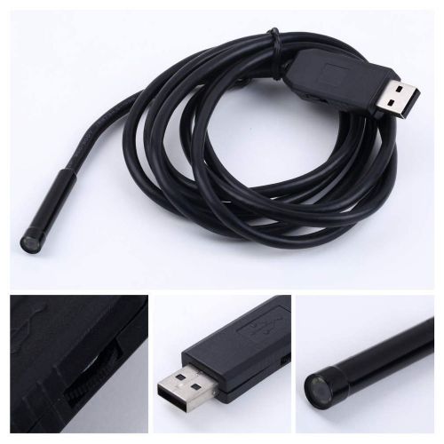 2/5/7/10m usb waterproof borescope endoscope inspection snake tube dx for sale