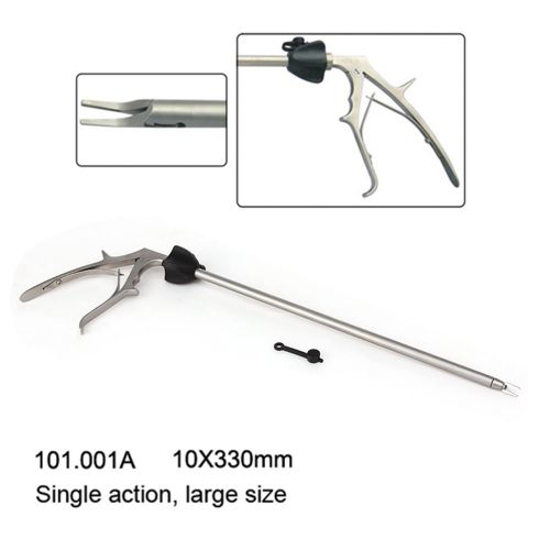 New sale laparoscopy ti titanium clip applier applicator 10x330mm single action for sale