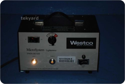 Westco medical / codman microsystem twin beam light source @ for sale