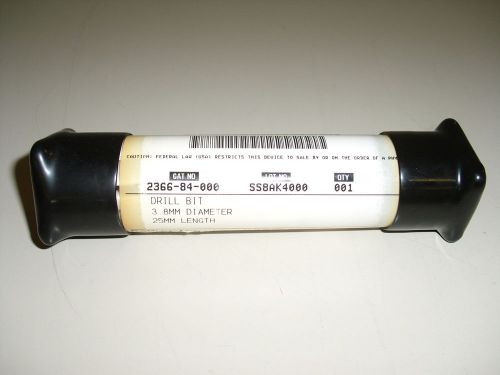DePuy 2366-84 Drill Bit 3.8mm Diameter 25mm Length NEW Didage Sales Co