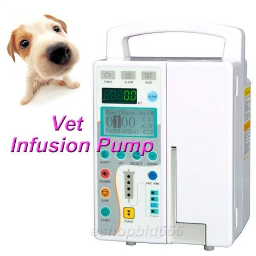 2015 Vet Veterinary Visual Infusion Pump Medical with KVO Automatic Voice Alarm