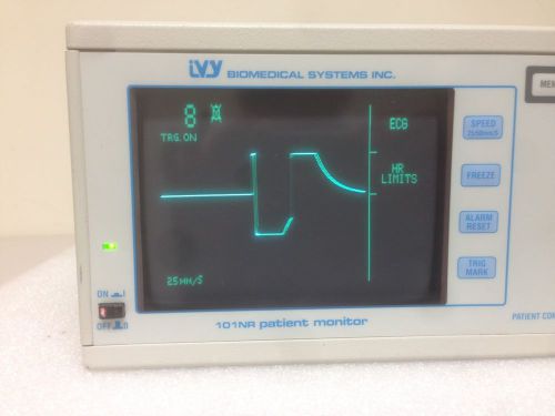 Ivy 101NR Cardiac Trigger ECG EKG Patient Monitor System - Good Condition!