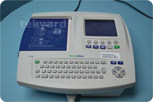 Welch allyn cp200 (cp 200) 12 lead electrocardiograph (ekg / ecg / e.c.g.) * for sale