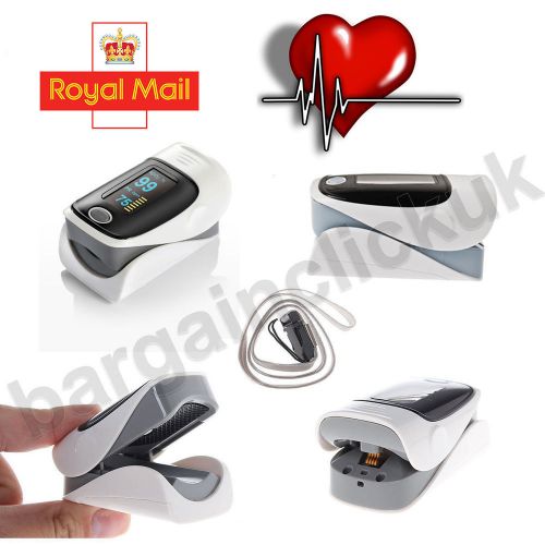 Lightweight, OLED Screen Finger Pulse Oximeter SPO2 Pulse &amp; Heart Rate Monitor