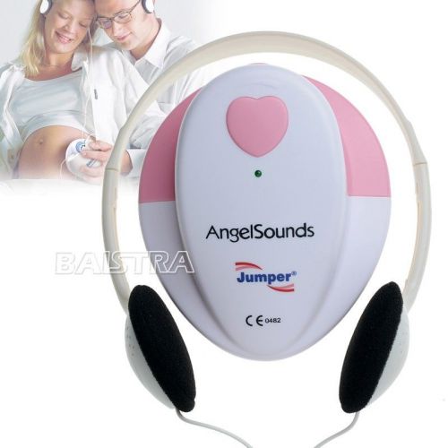 New 1 X Baby Doppler Heartbeat Prenatal Monitor Angel Sounds Pink FDA CE Proved