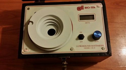 BIO-TEK UW-2 Ultrasound Wattmeter Biotek