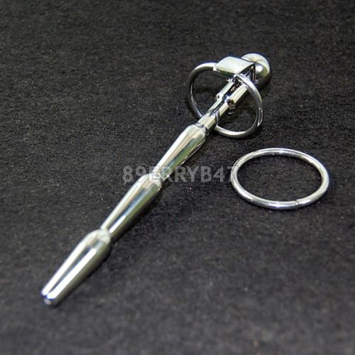 NEW Stainless Steel ADVANCED Male Urethral Sounds Through-hole PLUG Dilator