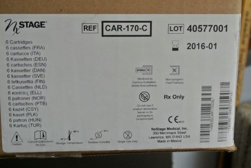 NxStage Cartridge CAR-170-C, CAR-171-C (LOT OF 6) New in Box with instructions