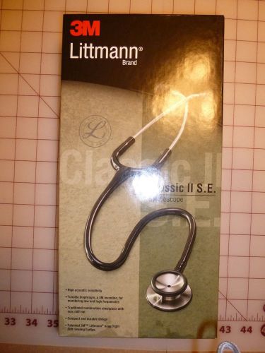New BLACK 3M Littmann Classic II Stethoscope