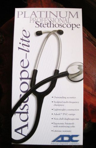 ADC Adscope Professional Stethoscope-Lite in Black