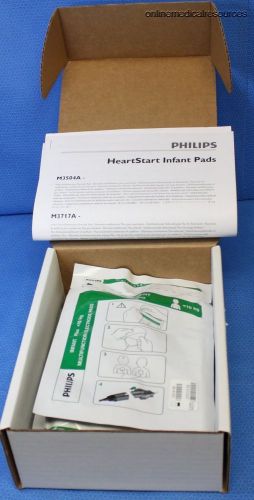 Philips heartstart infant plus electrode pads  m3717a box of 5 2014-08 for sale