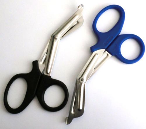 2pc combo 5 1/2&#034; emt shears / utility scissors medical first aid &amp; emergency for sale