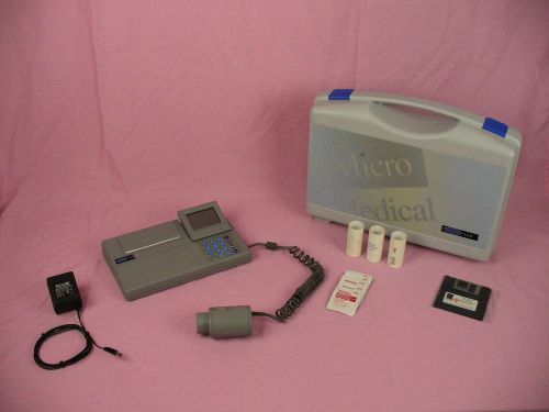Micromedical Microlab ML3500 Version 5 Desktop Spirometer w/ Case &amp; Power Supply