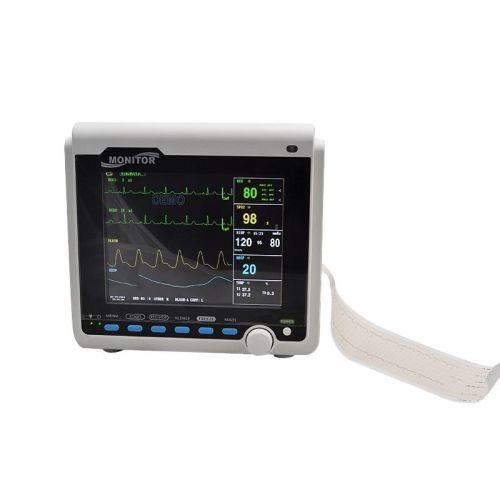 New veterinary icu 6-parameter patient monitor +printer+side stream co2 for sale