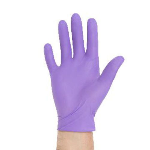 Kimberly-clark model kc500 nitrile powder free exam gloves disposable purple 100 for sale