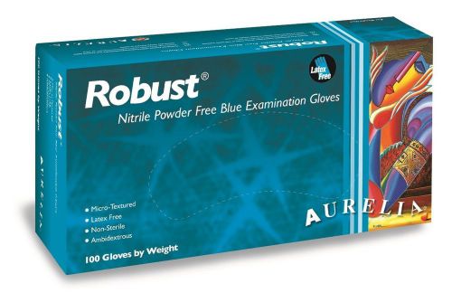 Blue nitrile disposable gloves powder and latex free for sale