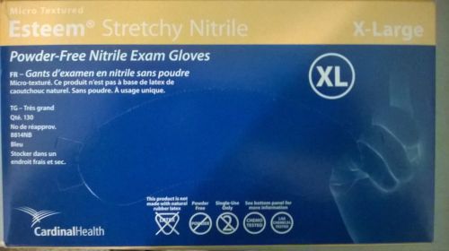 Nitrile Blue Exam Gloves Extra Large 5 boxes 650 Total Gloves
