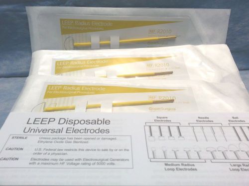 Cooper Surgical LEEP Radius Electrode 2.0 cm x 1.0 cm In Date Lot of 3 REF R2010